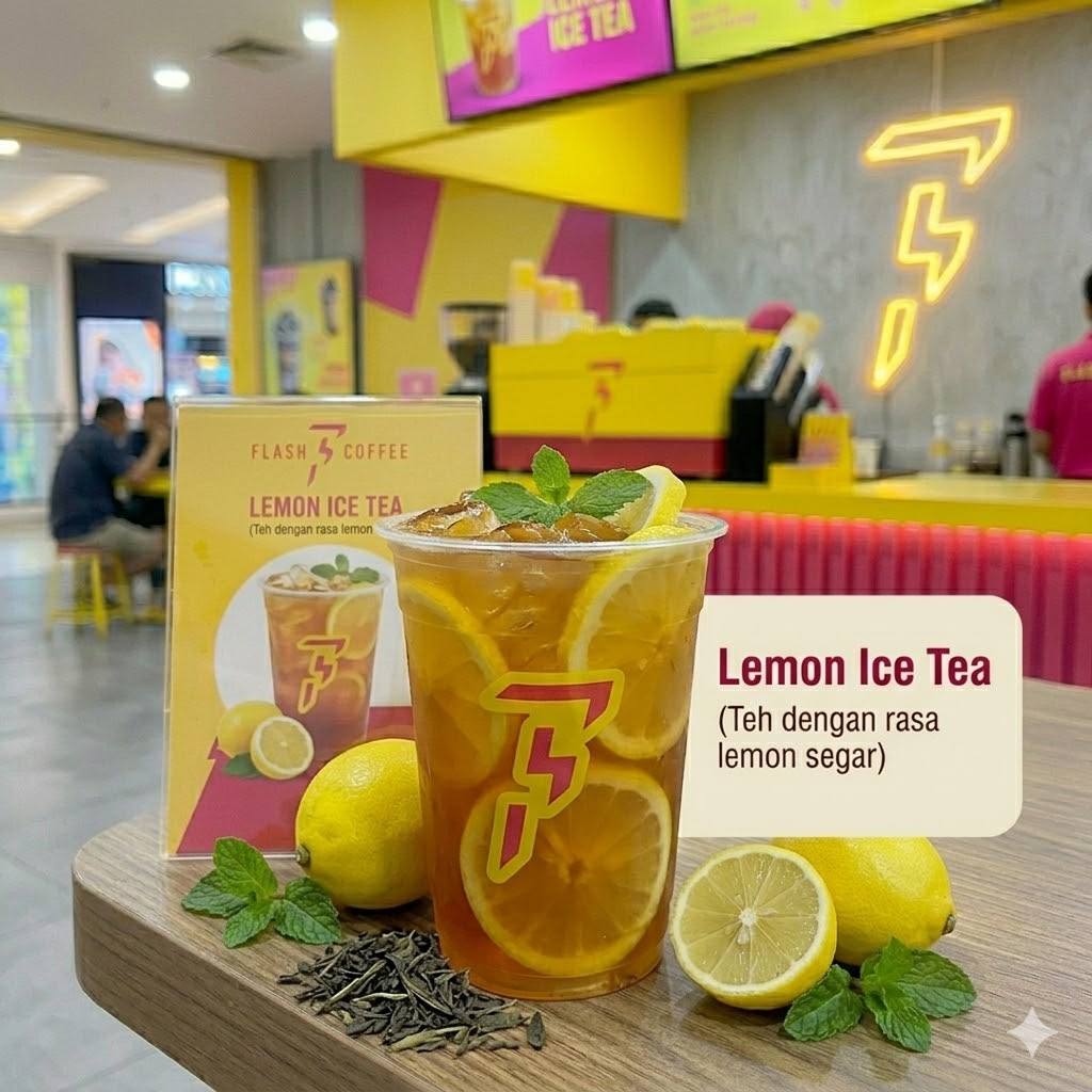 Lemon Ice Tea Flash Coffee